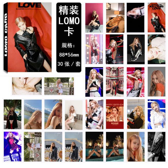 Lomo Card BLACKPINK album "KILL THIS LOVE" - 1 Hộp 30 Ảnh
