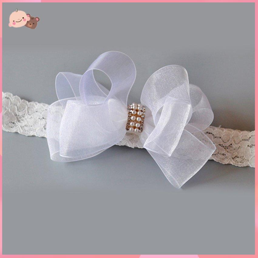 Băng Đô Ren Cài Tóc Mềm Mại Thiết Kế Đơn Giản Phong Cách Hàn Quốc