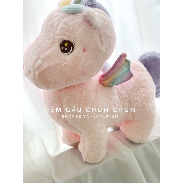 Gấu bông ngựa Pony Unicorn sz to 65-70cm