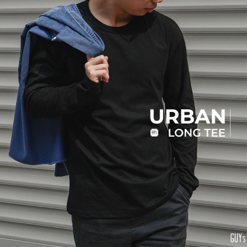 Áo thun unisex dài tay Urban Long Tee GUY's Closet, Cổ tròn, Nhiều màu trẻ trung