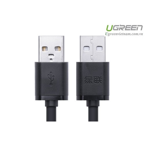 Dây USB 2.0 (đực sang đực) mạ vàng dài 1.5M UGREEN US102 10310 - Hàng Chính Hãng