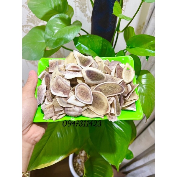 Nhung hươu khô thái lát 50gr tặng kèm táo đỏ, đẳng sâm, kỳ tử