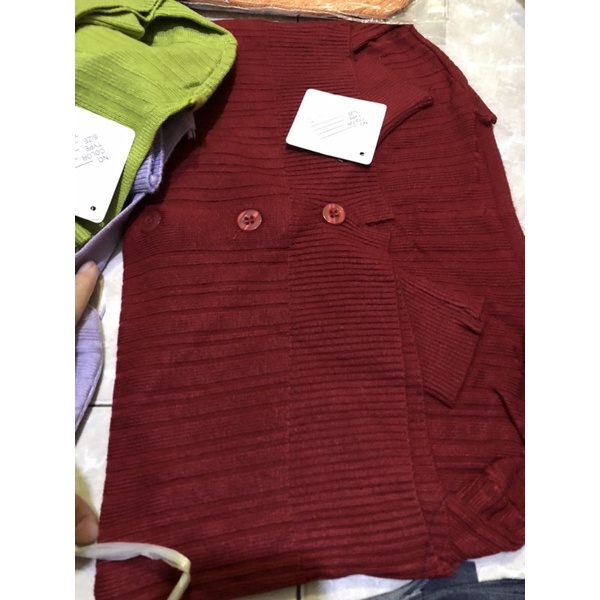 Áo khoác nhẹ vải thun len