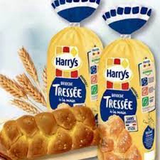 Bánh mì hoa cúc harrys brioche tressée 500g từ pháp