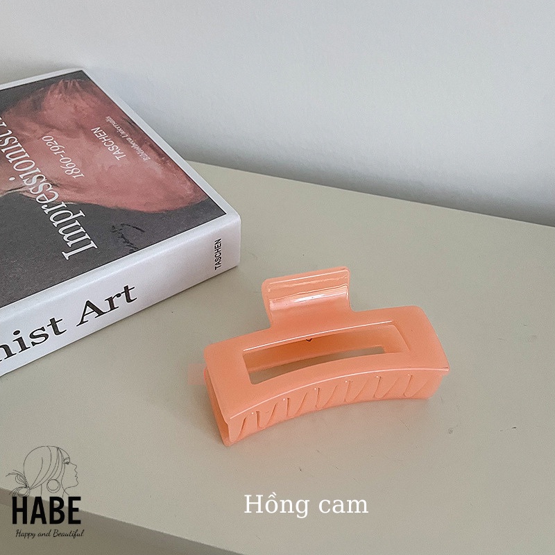 Kẹp tóc nữ đẹp càng cua Hàn Quốc hottrend nhiều màu xinh HABE PKT05