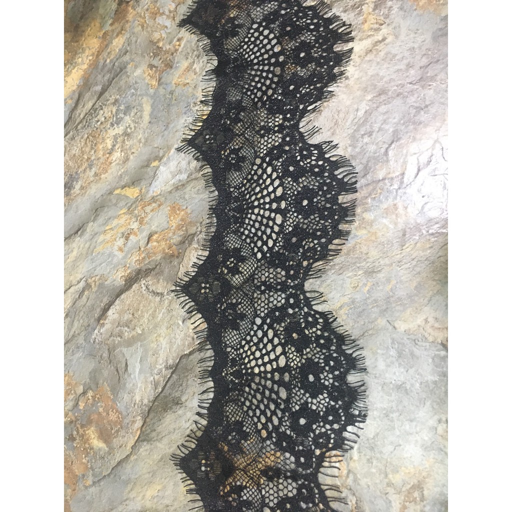 Ren đai cao cấp màu đen RD39 bản 11cm dùng may váy đầm thời trang, váy cưới, làm đồ decor trang trí, đồ lót, váy ngủ...