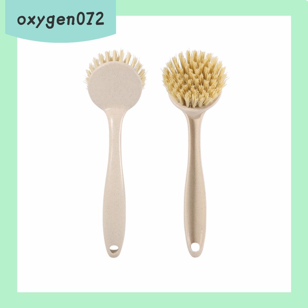 Bàn Chải Vệ Sinh Chén Dĩa Đa Năng Có Tay Cầm Dài Tiện Dụng oxygen072