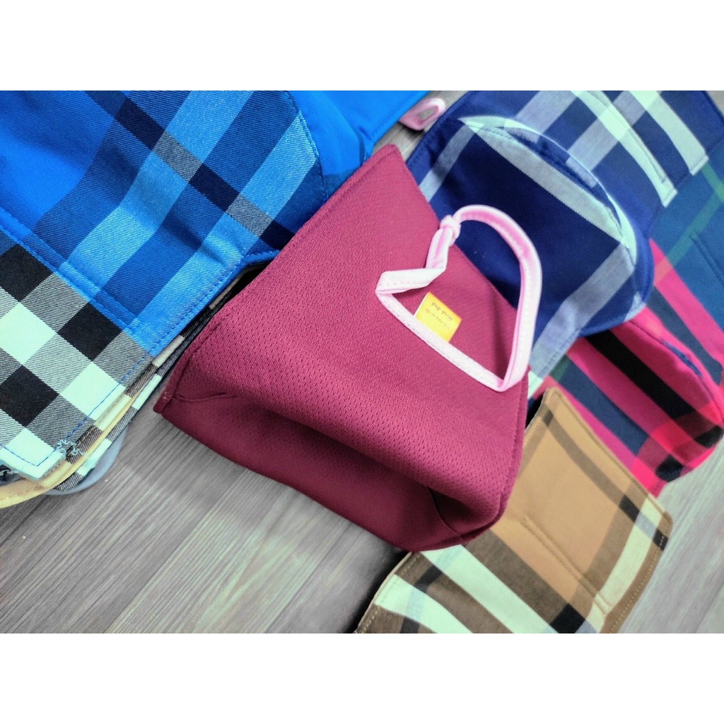 Khẩu Trang Vải Kẻ Sọc Cao Cấp Loại 5 Lớp Kháng Bụi, Chống Nắng - Shop3nunisex