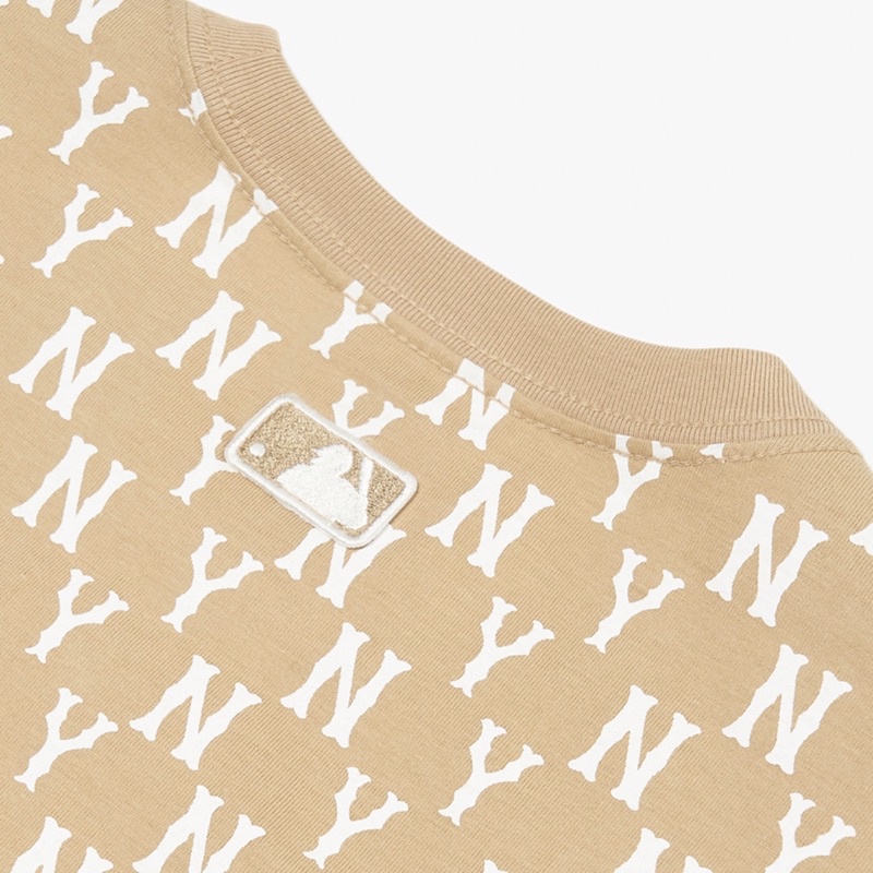 Áo Thun MLB Monogram Tee Full Tag Mạc Cotton Xuất Xịn