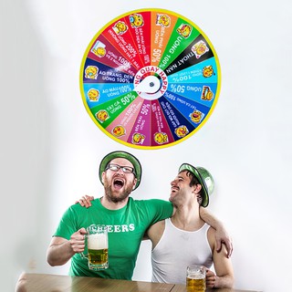 Vòng quay ăn nhậu happy, Vòng quay vui chơi ăn nhậu uống bia dành cho các buổi tiệc tùng cực vui nhộn - Muasamhot1208
