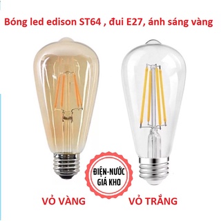 Bóng đèn LED Edison ST64 E27 4w 3000K
