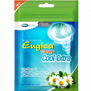 Kẹo Eugica Candy - Eugica Candy Cool Extra (Bịch 15 viên)
