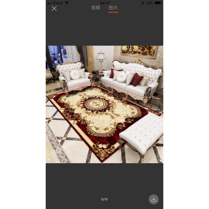 Thảm hoàng gia cao cấp nhập khẩu 2m×3m và 1m6×2m3