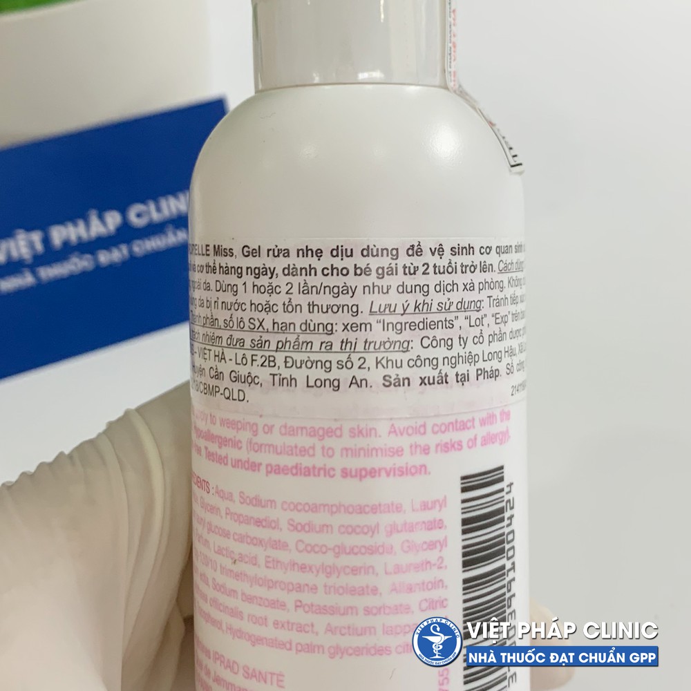 Dung dịch vệ sinh SAFORELLE MISS cho bé gái - 100ml