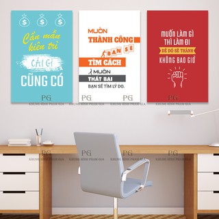 Tranh canvas tạo động lực cực đẹp - khung hình phạm gia PGĐL1602