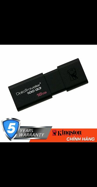 USB Kingston DT100G3 USB 3.0 16GB - Bảo hành 60 tháng chính hãng (SPC) | BigBuy360 - bigbuy360.vn