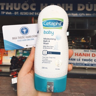 [Nhà thuốc HD] Sữa tắm dưỡng ẩm cho trẻ Cetaphil Baby 230ml