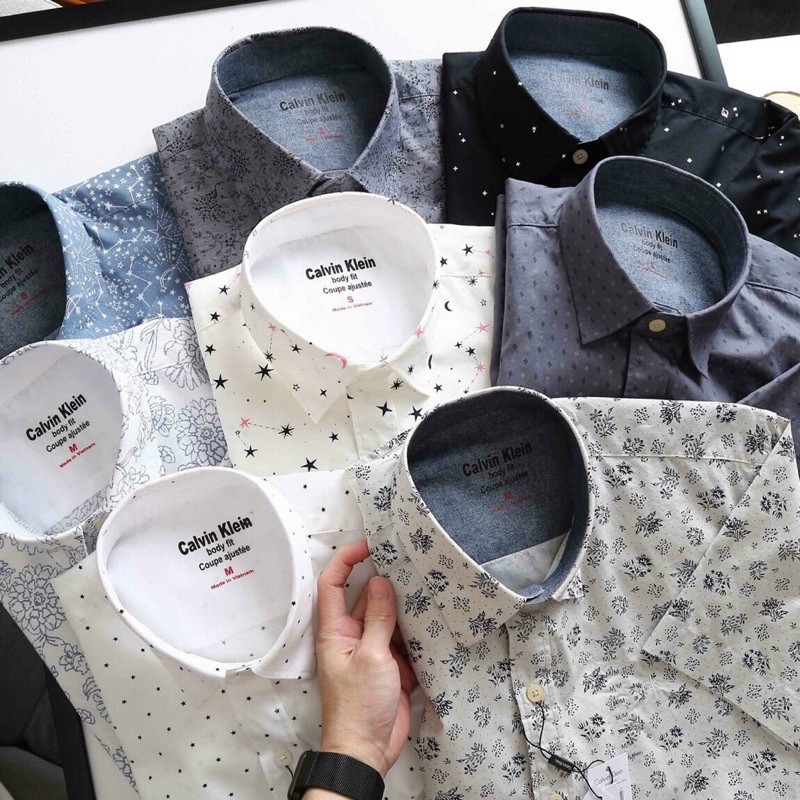 ÁO SƠ MI NGẮN TAY CK