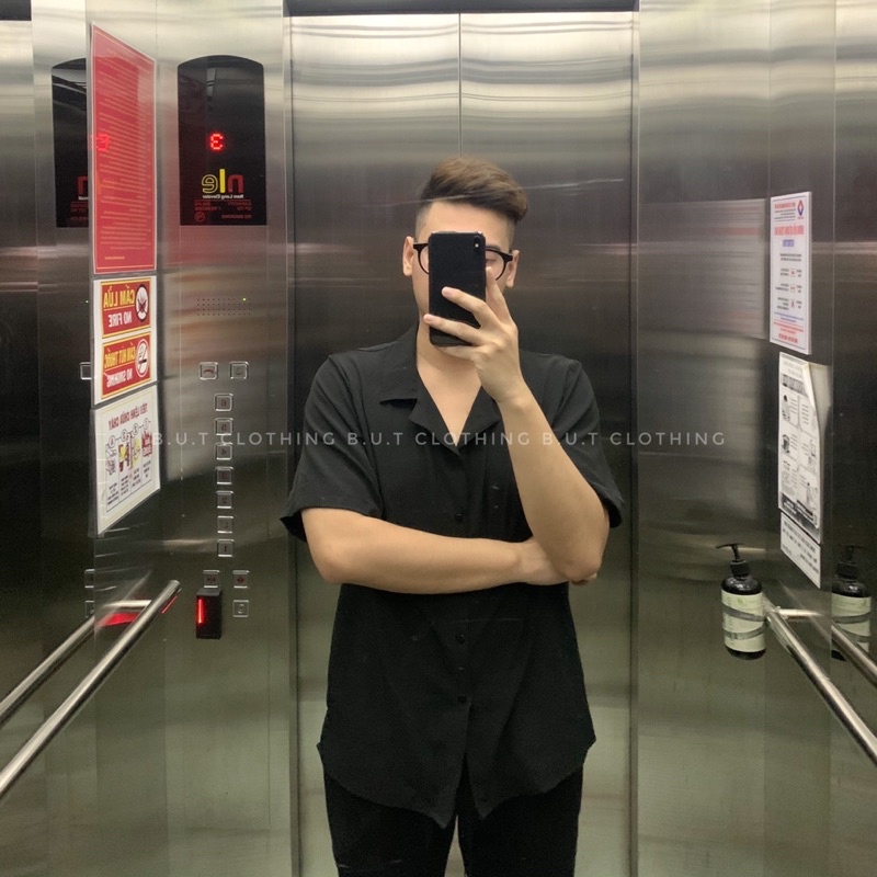 COMBO Áo sơ mi họa tiết quần short trơn mềm dành cho nam nữ | BUTCLOTHING