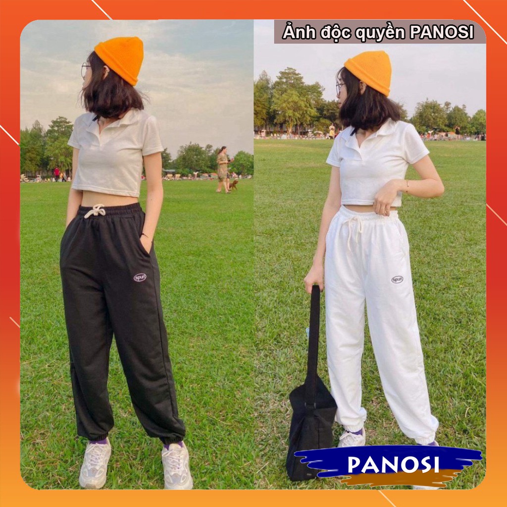 Áo croptop nữ kiểu tay ngắn cổ bẻ dáng ôm xinh xắn PANOSI -  MÃ A396
