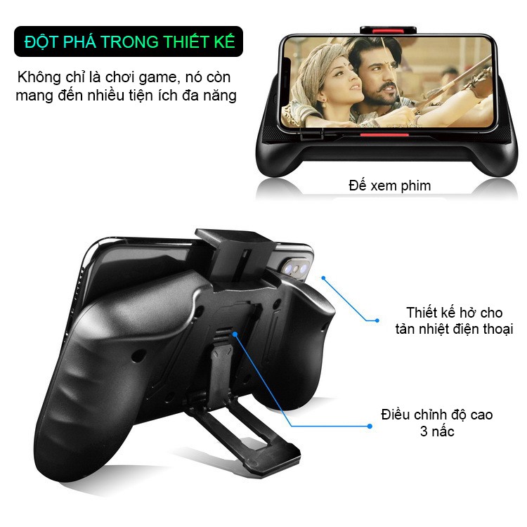 Tay Cầm Chơi Game Liên Quân Mobile Tốc Chiến SIDOTECH Memo Aking Trải Nghiệm Chơi Như XBOX Cho Điện Thoại Iphone Oppo