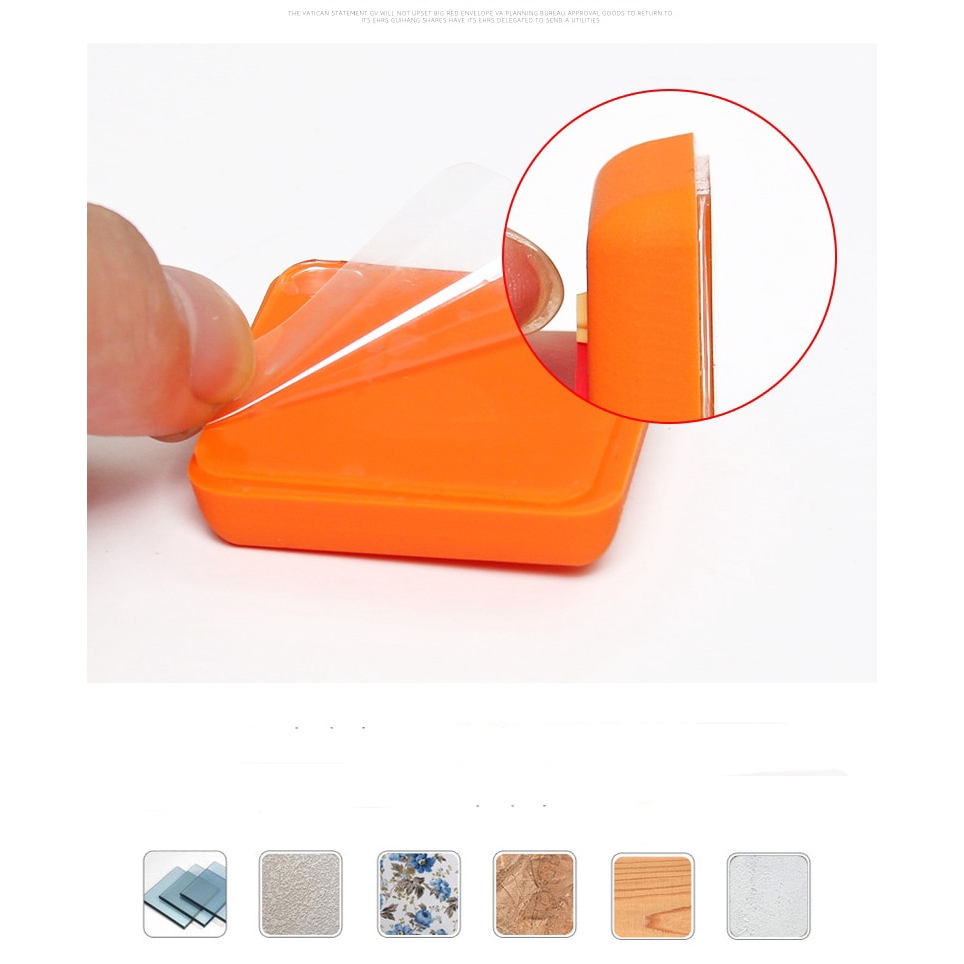 Miếng đệm tay nắm cửa dán tường bằng sticker phong cách hoạt hình ngẫu nhiên