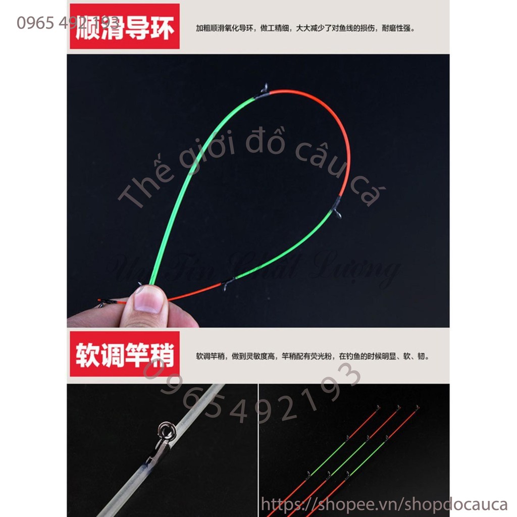 Cần Câu cá 2 khúc Ngọn Dẻo ( rẻ vô địch )