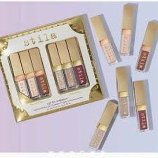 Set gel nhũ mắt kim tuyến 6 cây stila