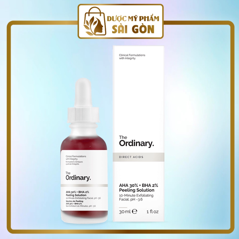 ✅  Tẩy tế bào chết tái tạo da AHA 30% + BHA 2% The Ordinary