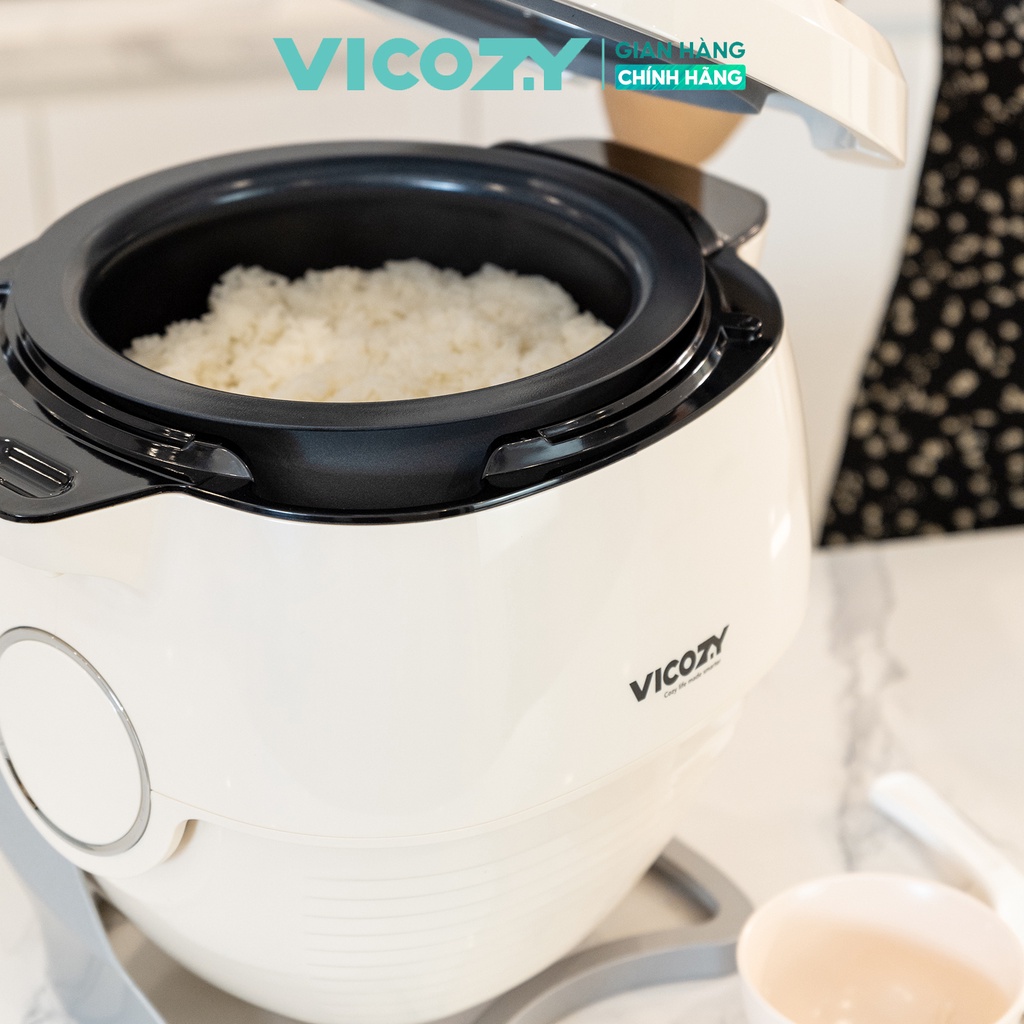 [Mã ELHADEV giảm 4% đơn 300K] Nồi cao tần vũ trụ, Robot nấu ăn tự động thông minh VICOZY Cooking Robot dung tích 6L