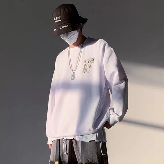 Áo nỉ nam dài tay Samurai Size M - XXL | BigBuy360 - bigbuy360.vn