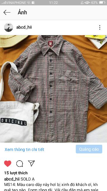SƠ MI FLANNEL 2HAND 39k