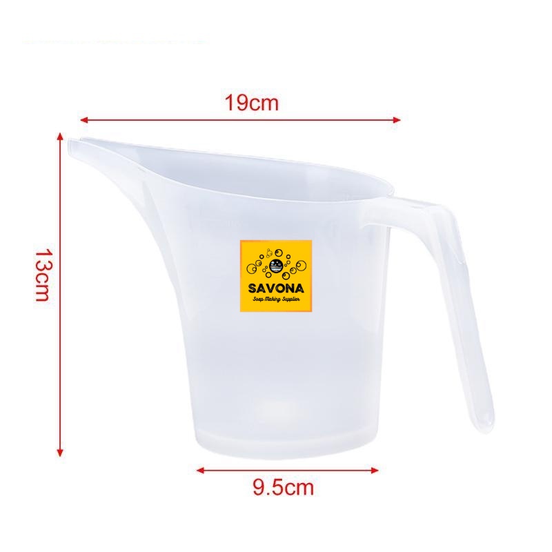 1L Ca đong mỏ dài làm xà phòng - 1000ml Ca đong mỏ dài làm xà phòng