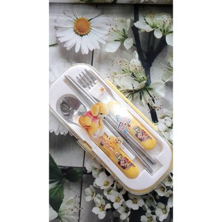 Bộ đũa, thìa và dĩa inox cho bé của Nhật Bản