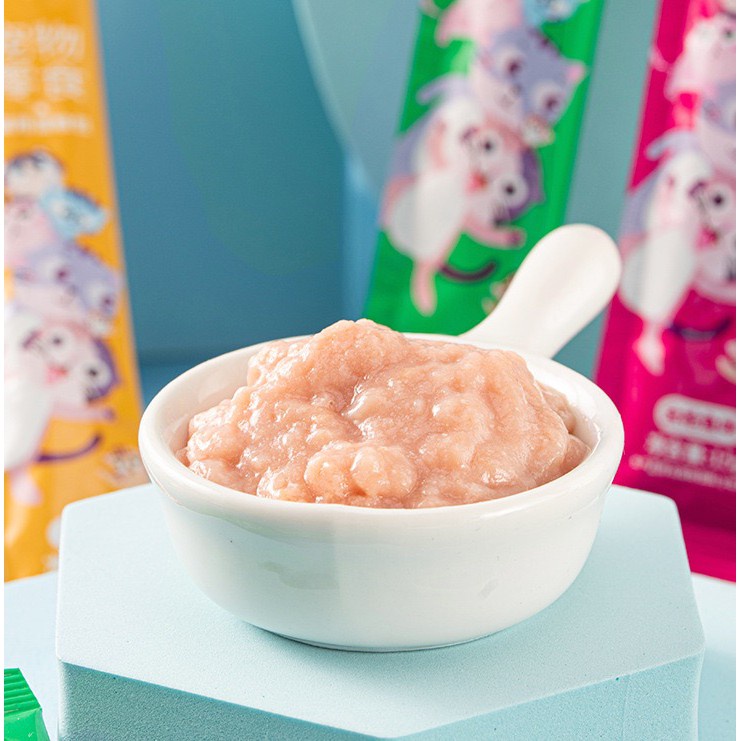 [Mã 155FMCGSALE giảm 7% - tối đa 100K đơn 500K] Súp thưởng cho Mèo - Soup thưởng Shizuka, Cat Food, Xiao Wang