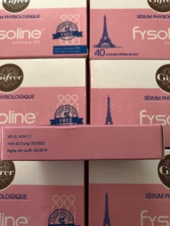[Hàng công ty Sohaco] Fysoline nước muối pháp