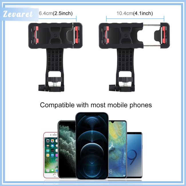 Kẹp Gắn Điện Thoại Zevaret Xoay 360 Độ Đa Chức Năng Dùng Để Chụp Hình Trên Điện Thoại
