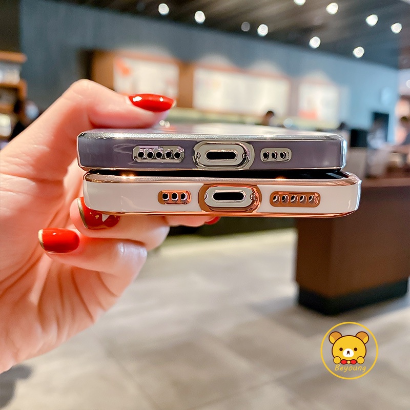 Ốp Điện Thoại TPU Mềm Chống Sốc Mạ Điện Cho Samsung Galaxy F62 A53 A33 A32 M32 5G A13 4G A23