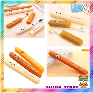 [CÓ CHỌN MẪU] Hộp đựng bàn chải du lịch (Gấu Rilakuma)