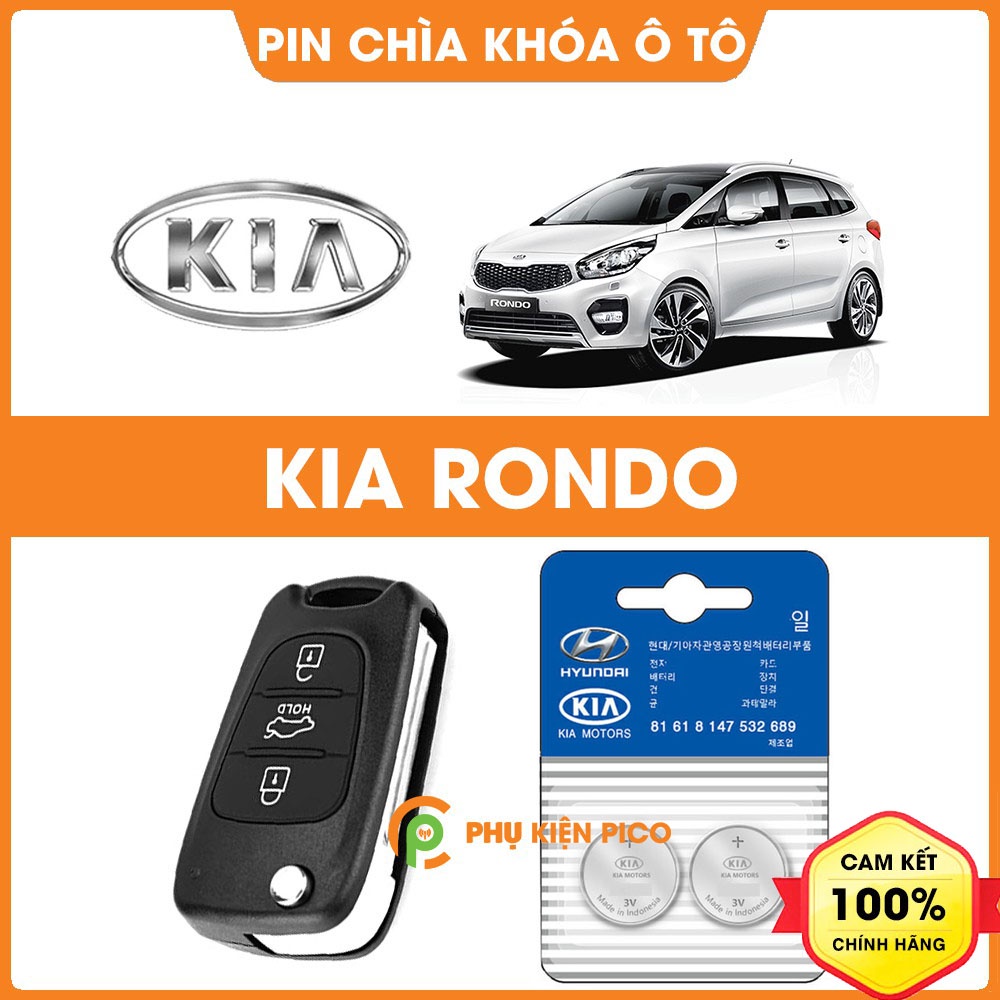 Pin chìa khóa ô tô KIA Rondo chính hãng KIA sản xuất tại Indonesia 3V Panasonic