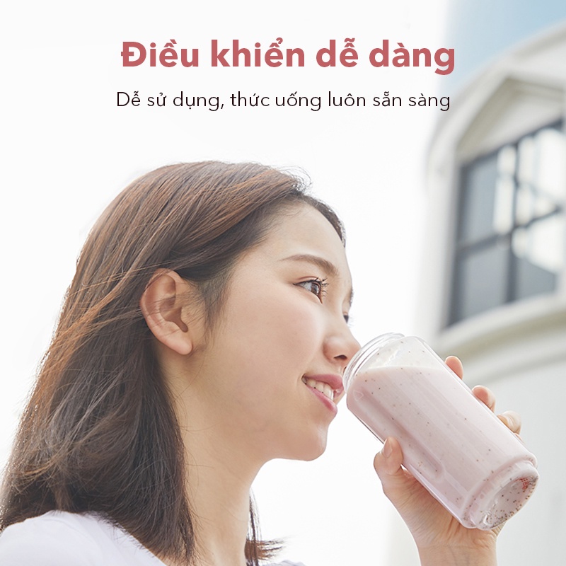 Máy xay sinh tố đa năng SAMONO SW-Z7 công suất lớn có thể nghiền đá, thưởng thức sinh tố chỉ với 10s - Bảo hành 12 tháng