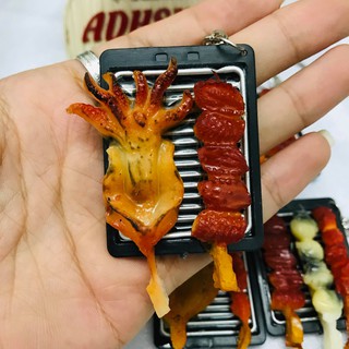Mô hình đồ ăn khay đồ nướng