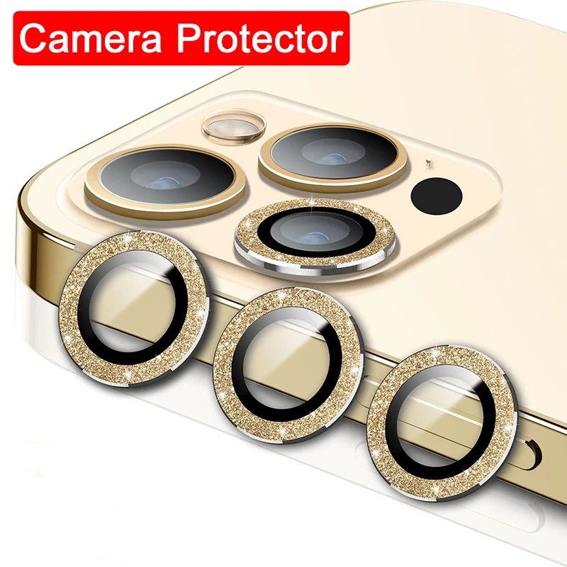 Miếng Dán Bảo Vệ Camera Bằng Hợp Kim Cho iPhone 11 11 Pro Max 12 Pro Max 13 Pro Max 14 Pro Max 14 Plus