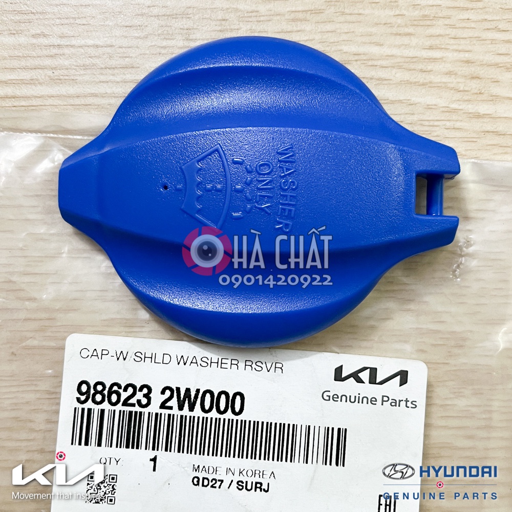 Nắp bình nước rửa kính KIA & HYUNDAI 🚘 nhập khẩu HYUNDAI MOBIS Hàn Quốc 🎯 986232W000 986232E100
