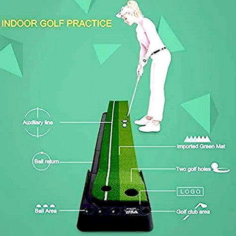 THẢM TẬP PUTTING GOLF ĐIỀU CHỈNH ĐỘ DỐC - GOLF PUTTING MAT - GOLF chuyên dụng