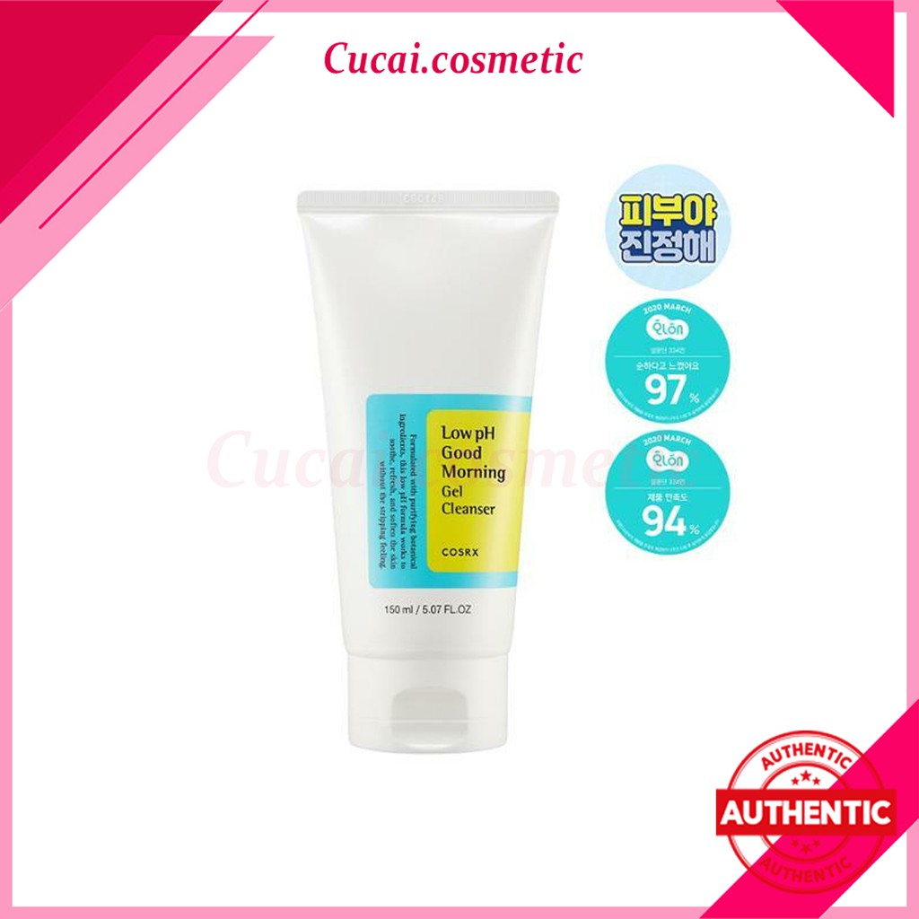 Sữa Rửa Mặt Cosrx Low pH Good Morning Gel Cleanser [KÈM BILL]