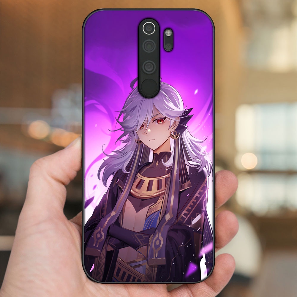 Ốp lưng Xiaomi Redmi Note 8 Pro viền đen in hình Cyno Genshin Impact