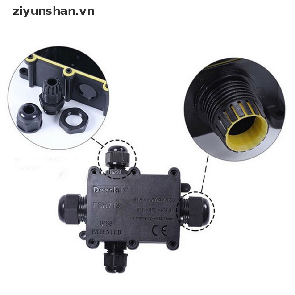 Hộp đấu nối dây cáp ngoài trời chống thấm nước IP66 2/3 chiều tiện dụng