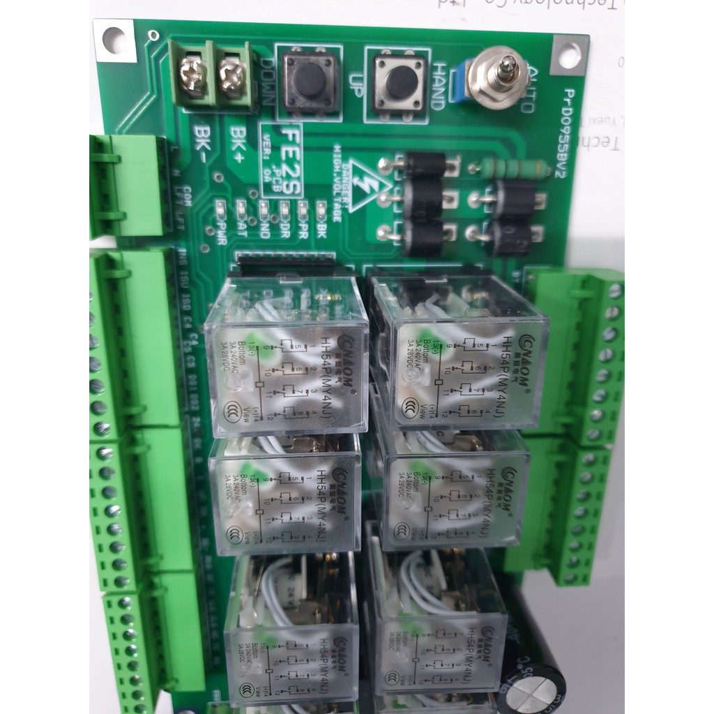 Board relay Điều Khiển Thang tải hàng