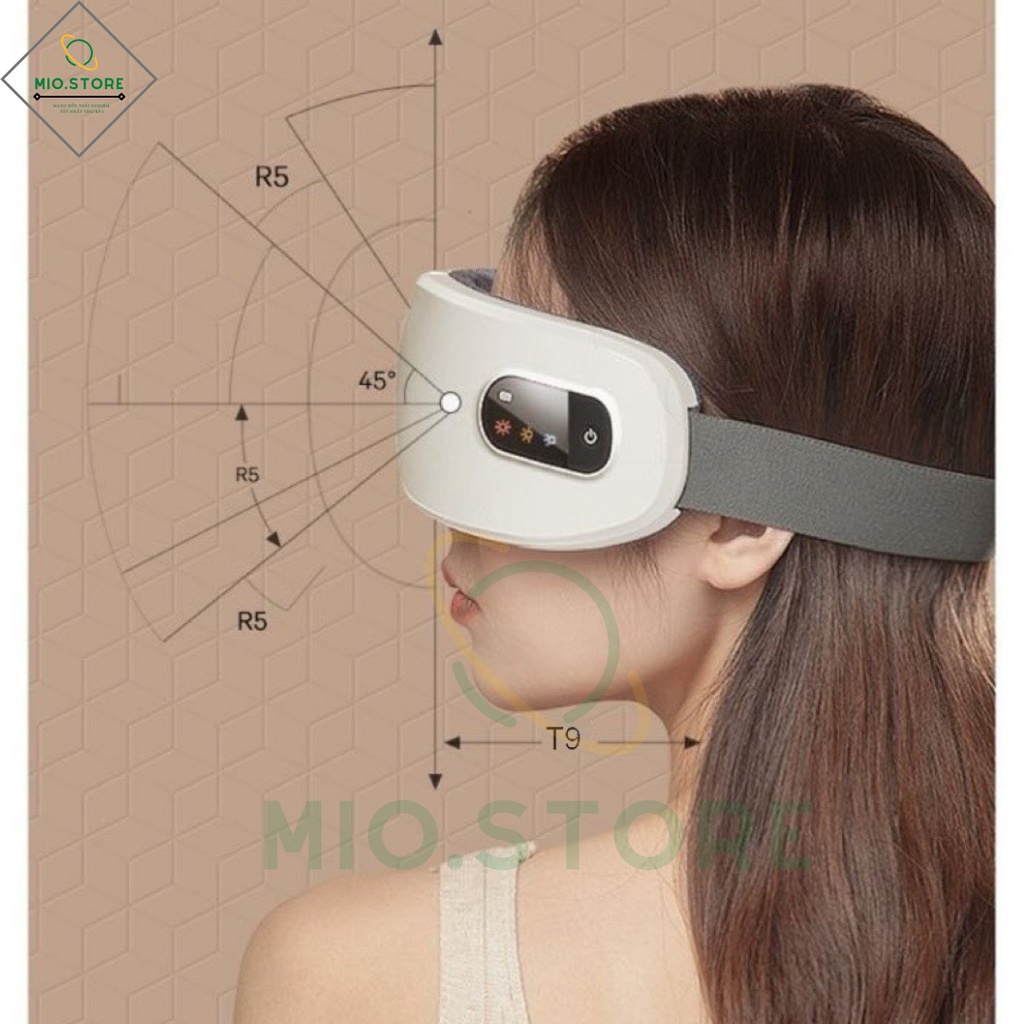 Máy Massage Mắt Thông Minh Xiaomi Wei 10S Chườm Nóng, Rung, Nghe Nhạc, Giảm Mỏi Mắt, Hỗ Trợ Lưu Thông Tuần Hoàn Máu